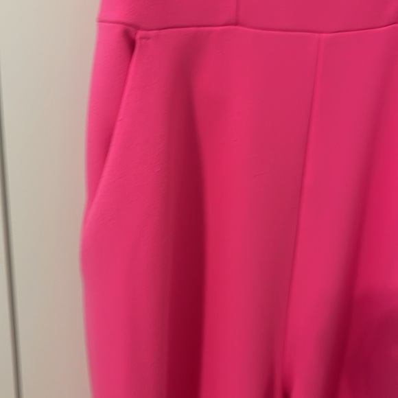 FLATTERING! Express One Piece Wide Leg Strapless - Hot Pink- Size Medium. - Picture 6 of 12